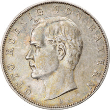 Monnaie, Etats allemands, BAVARIA, Otto, 3 Mark, 1910, Munich, TTB, Argent