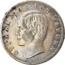 Moneta, Stati tedeschi, BAVARIA, Otto, 2 Mark, 1908, Munich, BB+, Argento