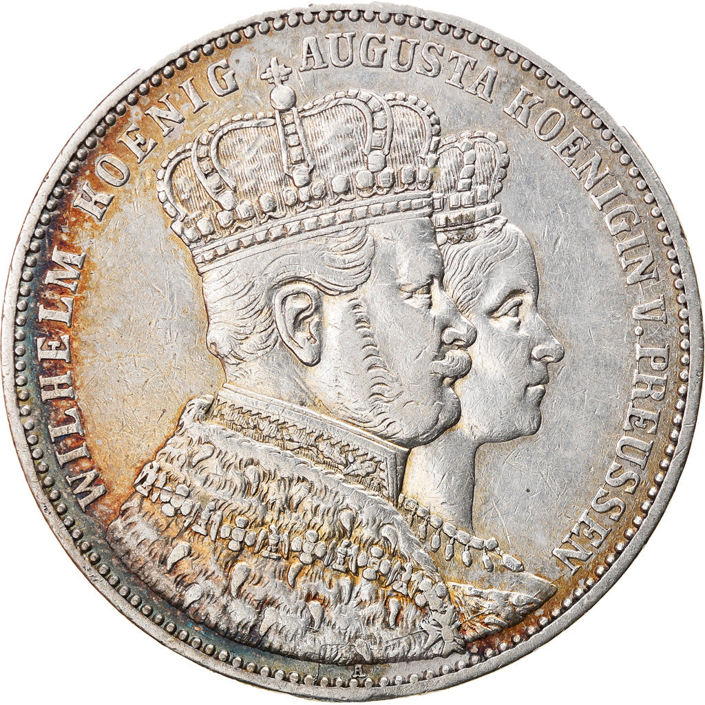Coin, German States, PRUSSIA, Wilhelm I, Thaler, 1861, Berlin, EF(40-45)