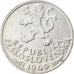 Coin, Czechoslovakia, 100 Korun, 1949, AU(55-58), Silver, KM:29
