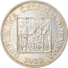 Coin, Czechoslovakia, 10 Korun, 1932, AU(55-58), Silver, KM:15