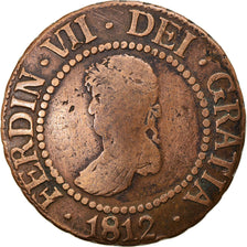 Coin, Spain, MAJORCA, Ferdinand VII, 12 Dineros, 1812, VF(20-25), Copper, KM:L51
