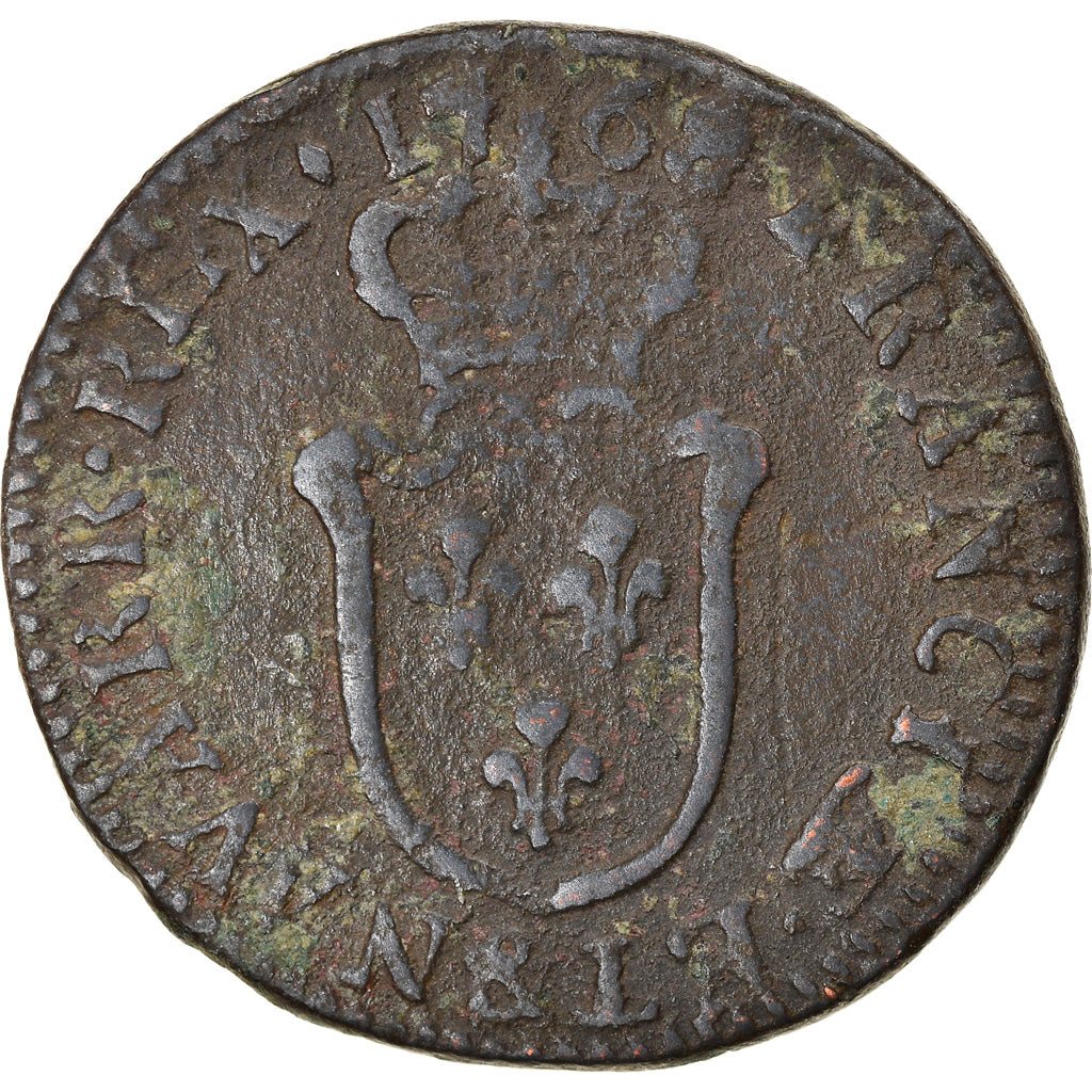 Münze, Frankreich, Louis XV, 1/2 Sol d'Aix, 1768, Aix-en-Provence, S, Kupfer
