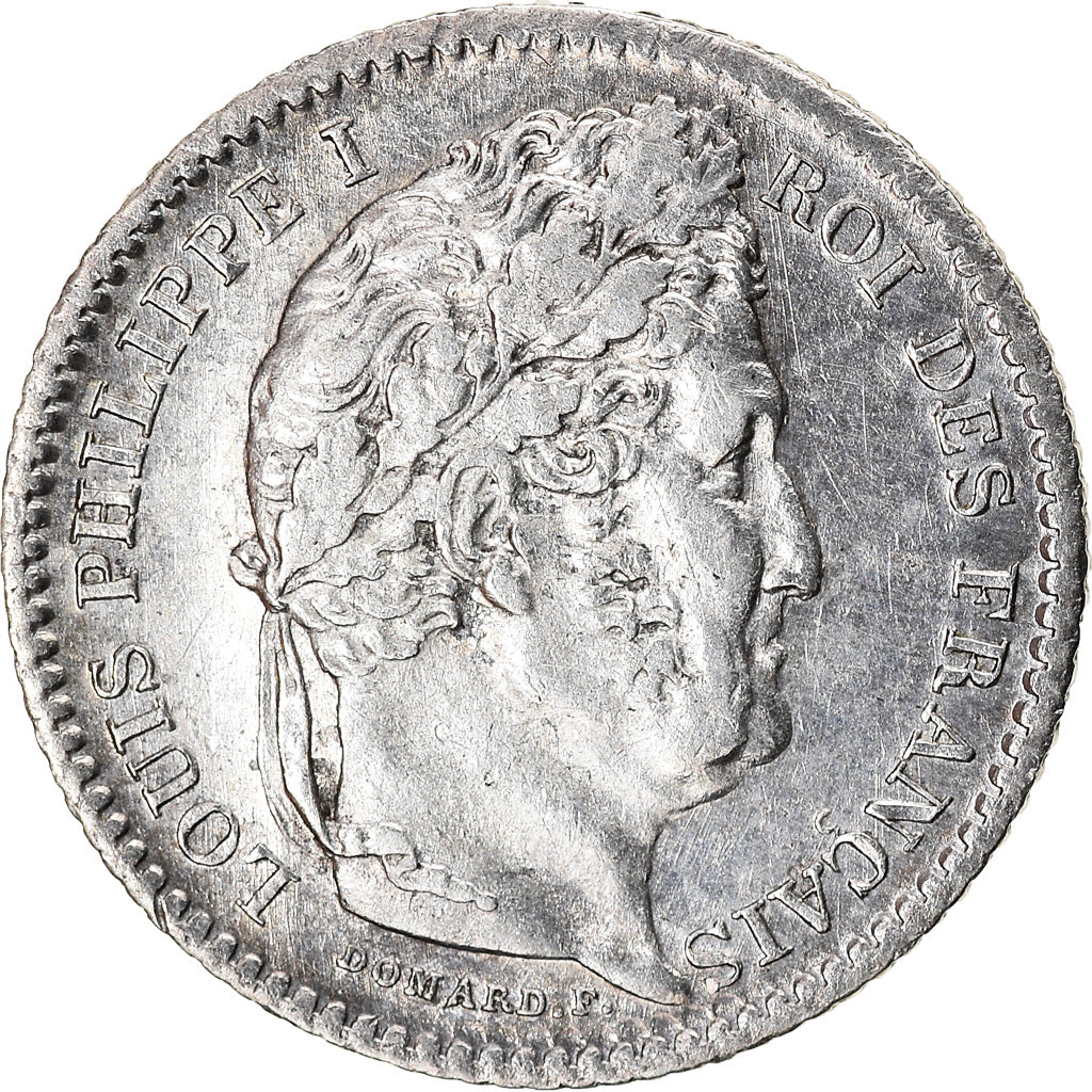 Coin, France, Louis-Philippe, 25 Centimes, 1846, Paris, AU(50-53), Silver