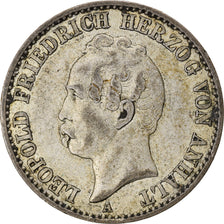 Munten, Duitse staten, ANHALT-DESSAU, Leopold Friedrich, 1/6 Thaler, 1865