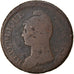 Moneta, Francia, Dupré, Decime, AN 9, Geneva, B+, Bronzo, KM:644.6, Gadoury:187