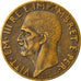 Moneta, Albania, Vittorio Emanuele III, 0.10 Lek, 1940, Rome, BB