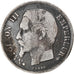 Moneda, Francia, Napoleon III, Franc, 1856, Strasbourg, BC+, Plata, KM:779.2