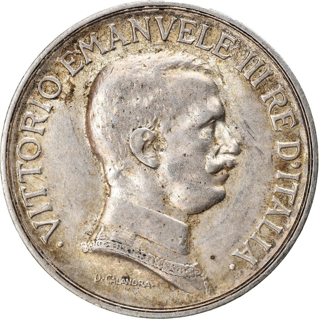 Monnaie, Italie, Vittorio Emanuele III, Lira, 1916, Rome, TTB, Argent, KM:57