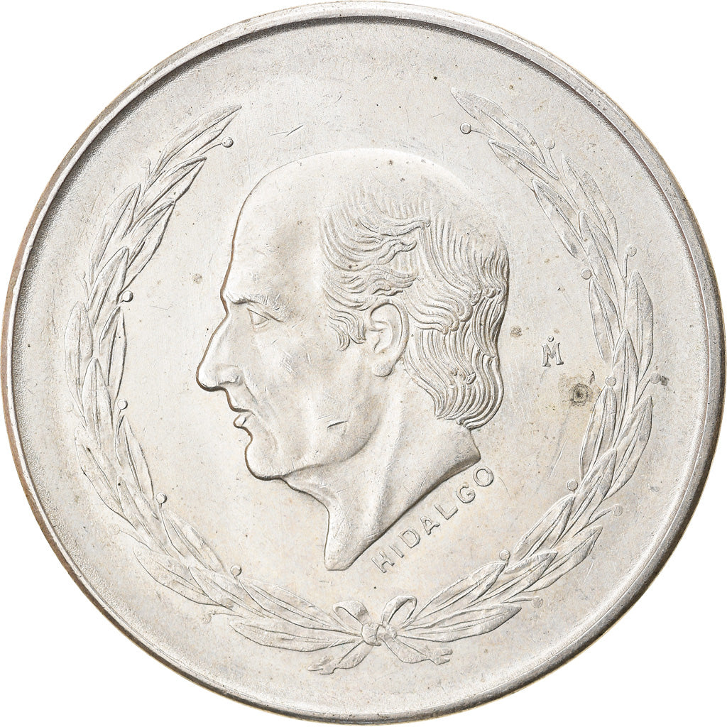 Moneta, Messico, 5 Pesos, 1952, Mexico City, SPL-, Argento, KM:467
