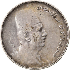 Coin, Egypt, Fuad I, 10 Piastres, 1923/AH1341, EF(40-45), Silver, KM:337