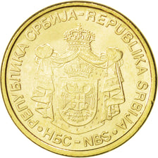 Monnaie, Serbie, Dinar, 2009, SPL, Nickel-brass, KM:39
