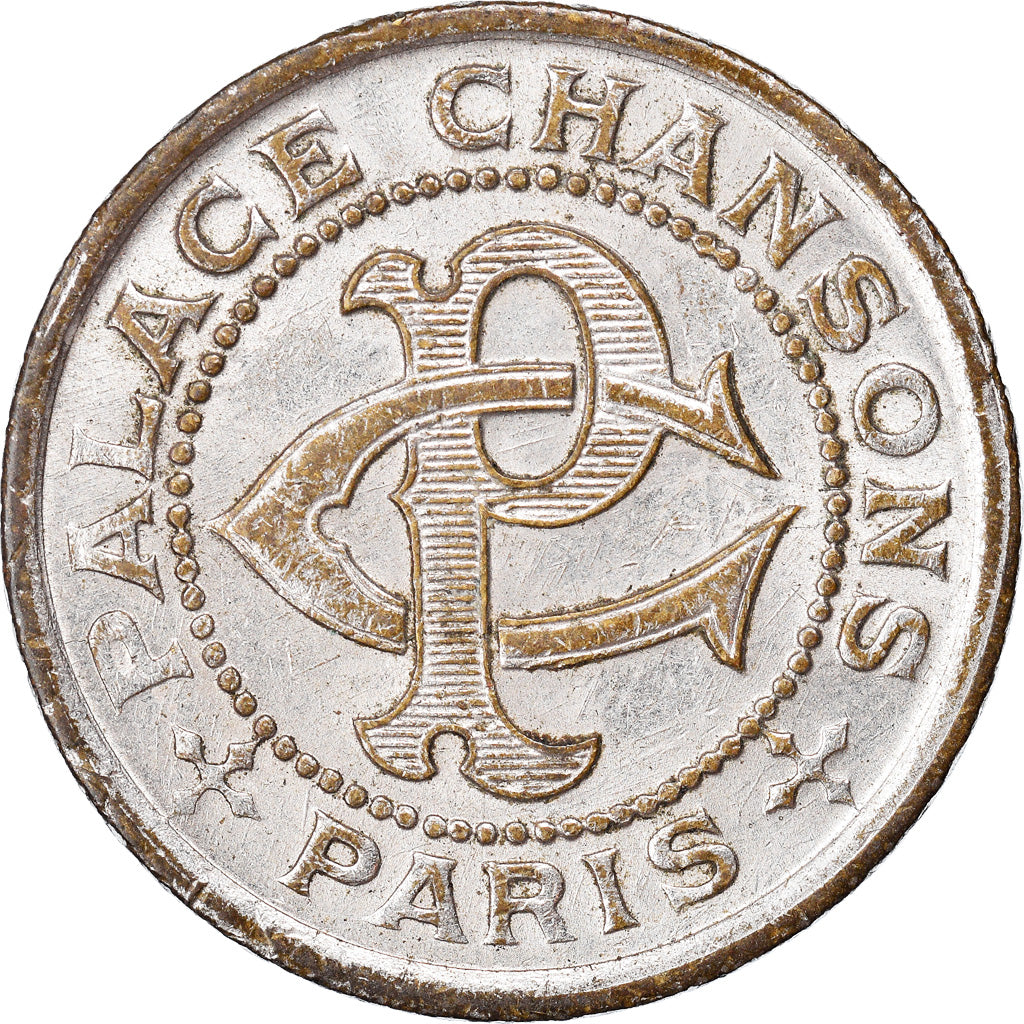 France, Jeton, Paris, Palace Chansons, Bon pour une Audition, TTB+, Laiton