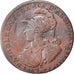 Monnaie, France, 2 Sols 6 Deniers, 6 blancs de Montagny, 1791, TB, Cuivre
