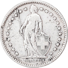 Moneta, Svizzera, 2 Francs, 1901, Bern, MB+, Argento, KM:21