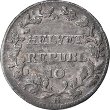 Coin, Switzerland, Batzen, 1802, EF(40-45), Billon, KM:A8