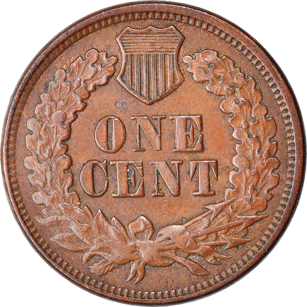 Coin, United States, Indian Head Cent, Cent, 1868, Philadelphia, EF(40-45)