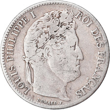Moneta, Francja, Louis-Philippe, Franc, 1846, Rouen, VF(20-25), Srebro