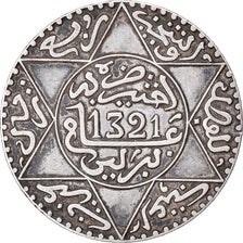 Coin, Morocco, 'Abd al-Aziz, 1/4 Rial, 2-1/2 Dirhams, 1903/AH1321, Berlin
