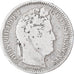 Moneda, Francia, Louis-Philippe, 2 Francs, 1847, Paris, BC+, Plata, KM:743.1
