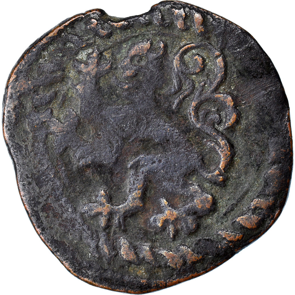 Moneda, Países Bajos españoles, Carlos V, Korte, 1554, BC+, Cobre, GH:198-1