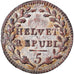 Moneta, Szwajcaria, 1/2 Batzen, 1799, EF(40-45), Bilon, KM:A6