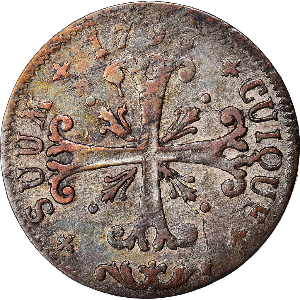 Moneta, CANTONI SVIZZERI, NEUCHATEL, 1/2 Batzen, 1793, Neuenburg, BB+, Biglione