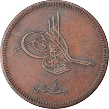 Münze, Türkei, Abdul Aziz, 40 Para, 1863/AH1277, Qustantiniyah, SS, Kupfer