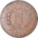 Moneta, Francja, Napoleon I, 10 Centimes, 1814, Anvers, EF(40-45), Bronze