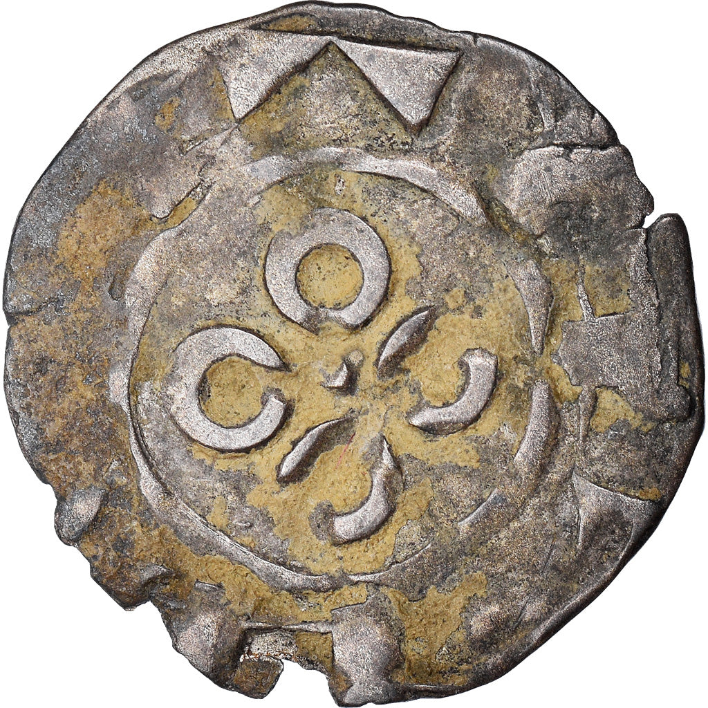 Moneta, Francia, Languedoc, Anonymous, Denarius, MB+, Biglione, Boudeau:753
