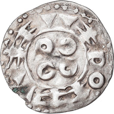 Moneda, Francia, Languedoc, Anonymous, Denarius, MBC, Vellón, Boudeau:753