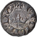 Monnaie, France, Provence, Charles II d'Anjou, Obole coronat, TTB, Billon