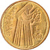 Moneda, CIUDAD DEL VATICANO, Paul VI, 20 Lire, 1975, SC, Aluminio - bronce