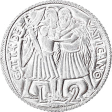 Coin, VATICAN CITY, Paul VI, 2 Lire, 1975, MS(65-70), Aluminum, KM:125