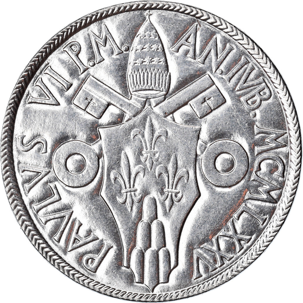 Moneta, PAŃSTWO WATYKAŃSKIE, Paul VI, 100 Lire, 1975, MS(65-70), Stal