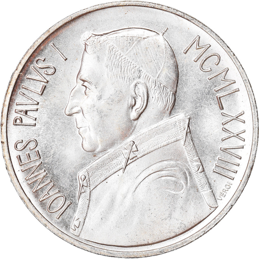 Coin, VATICAN CITY, John Paul I, 1000 Lire, 1978, MS(65-70), Silver, KM:142