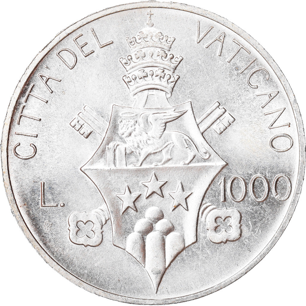 Coin, VATICAN CITY, John Paul I, 1000 Lire, 1978, MS(65-70), Silver, KM:142