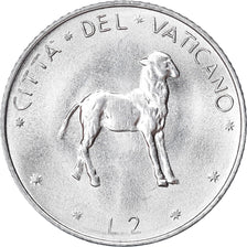 Moneta, CITTÀ DEL VATICANO, Paul VI, 2 Lire, 1972, SPL+, Alluminio, KM:117