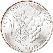 Moneta, CITTÀ DEL VATICANO, Paul VI, 500 Lire, 1972, SPL, Argento, KM:123