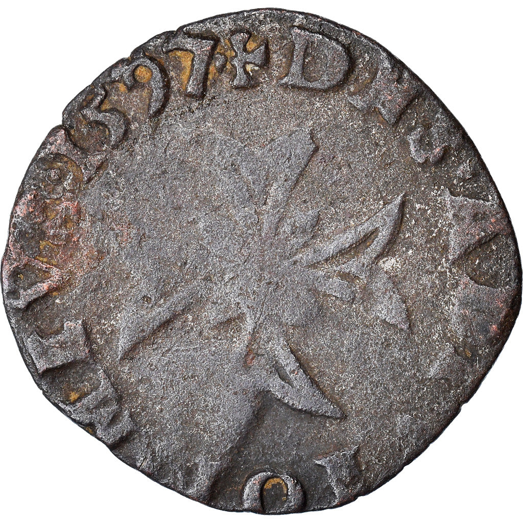 Moneta, Francja, DOMBES, Henri II de Montpensier, Liard, 1597, Trévoux