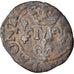 Moneta, Francja, DOMBES, Marie de Montpensier, Liard, 1627, Trévoux, VF(20-25)