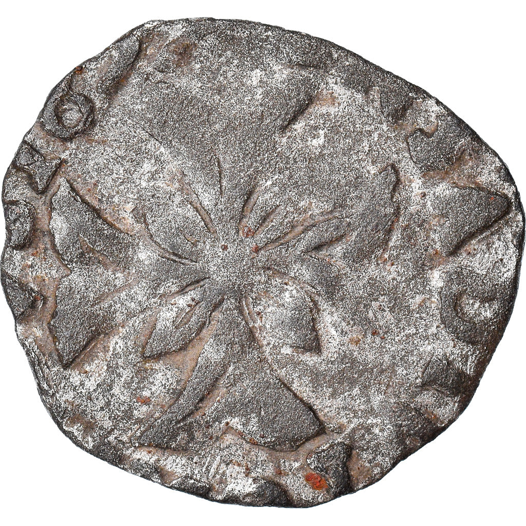 Moneta, Francja, DOMBES, Marie de Montpensier, Liard, Uncertain date, Trévoux