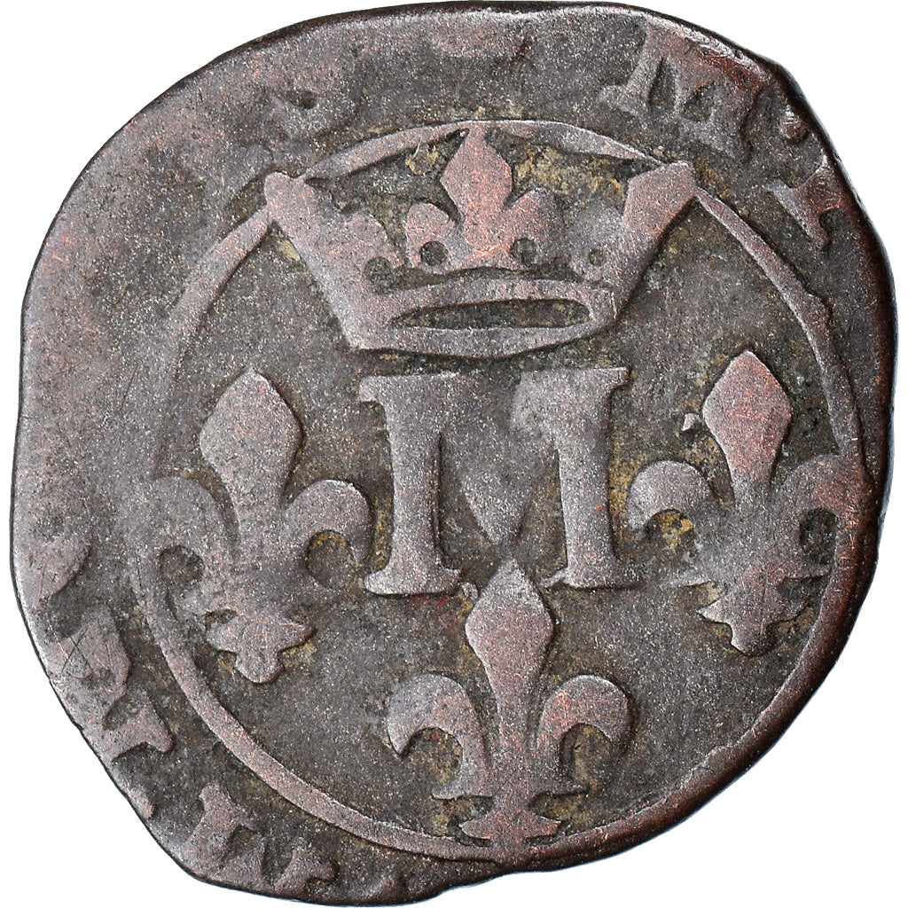 Monnaie, France, DOMBES, Anne-Marie-Louise d'Orléans, Liard, 1664, Trévoux