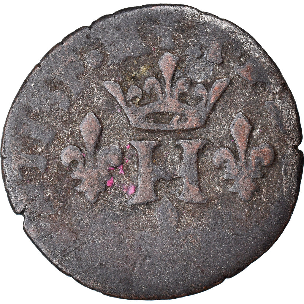 Moneda, Francia, DOMBES, Henri II de Montpensier, Liard, Uncertain date