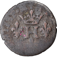 Moneda, Francia, DOMBES, Henri II de Montpensier, Liard, Uncertain date