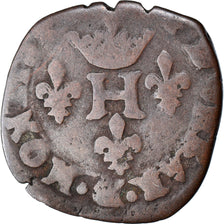 Monnaie, France, DOMBES, Henri II de Montpensier, Liard, Date incertaine