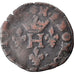 Coin, France, DOMBES, Henri II de Montpensier, Liard, 1595, Trévoux, VF(20-25)