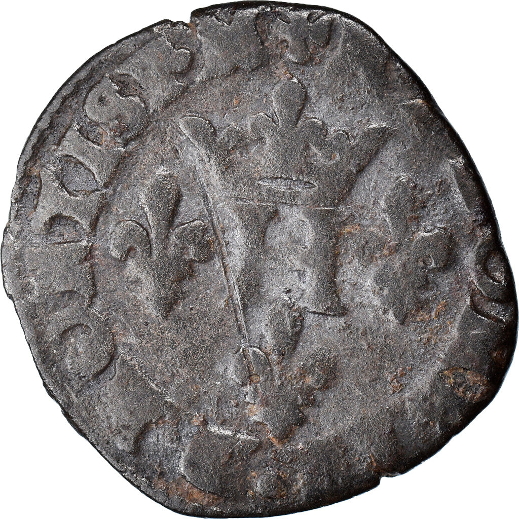 Moneta, Francja, DOMBES, Henri II de Montpensier, Liard, 1596, Trévoux