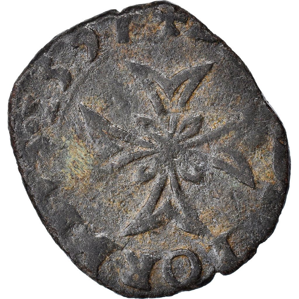 Moneta, Francja, DOMBES, Henri II de Montpensier, Liard, 1597, Trévoux