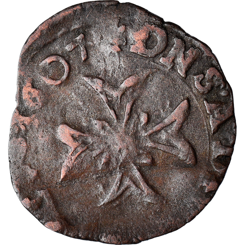 Moneta, Francja, DOMBES, Henri II de Montpensier, Liard, 1607, Trévoux